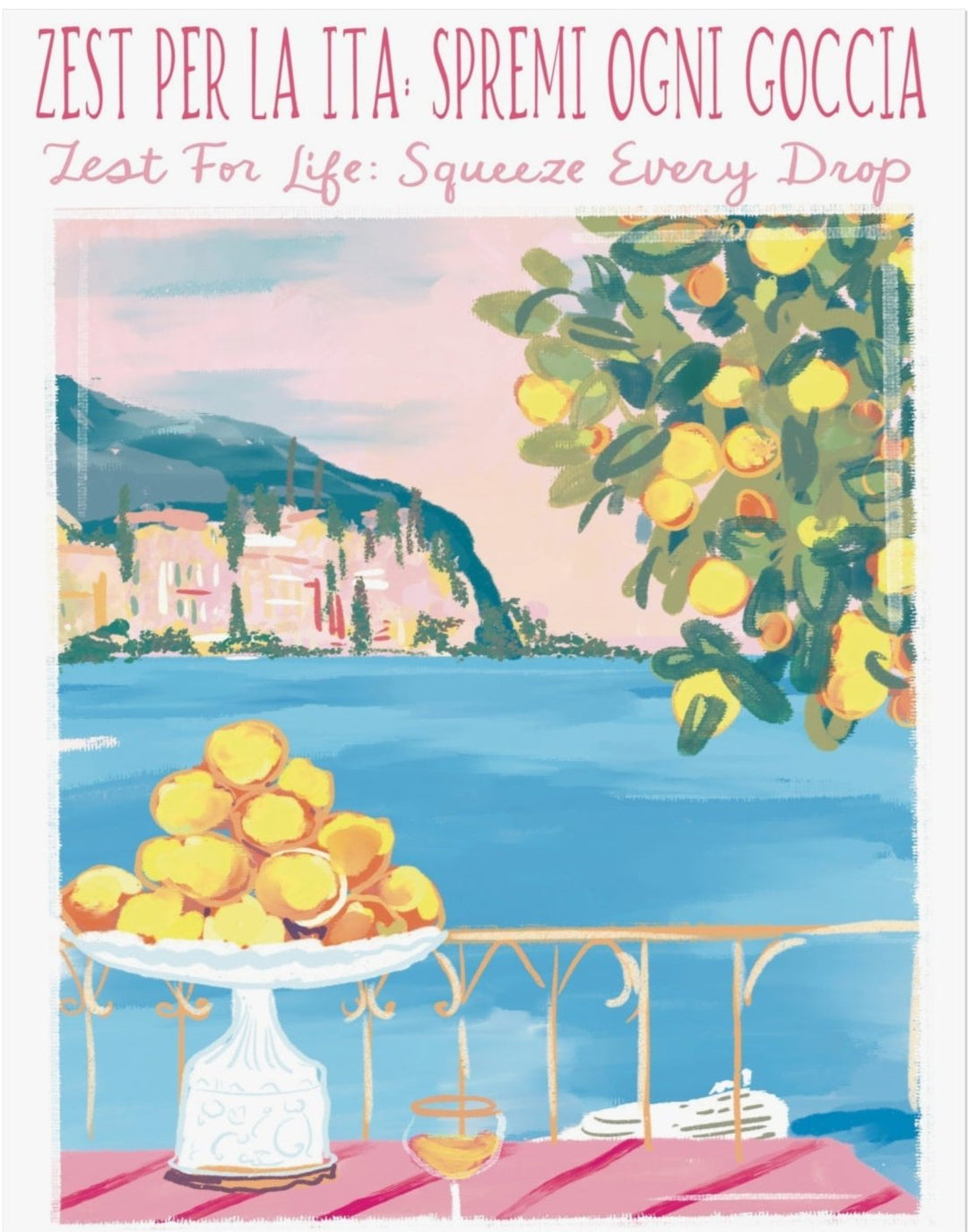 ZEST FOR LIFE -Note Card