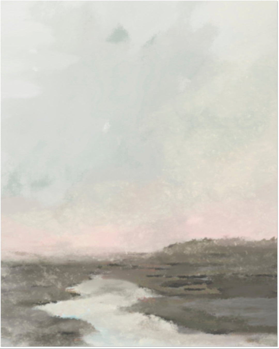 MARSH GOLDEN HOUR - Art Print