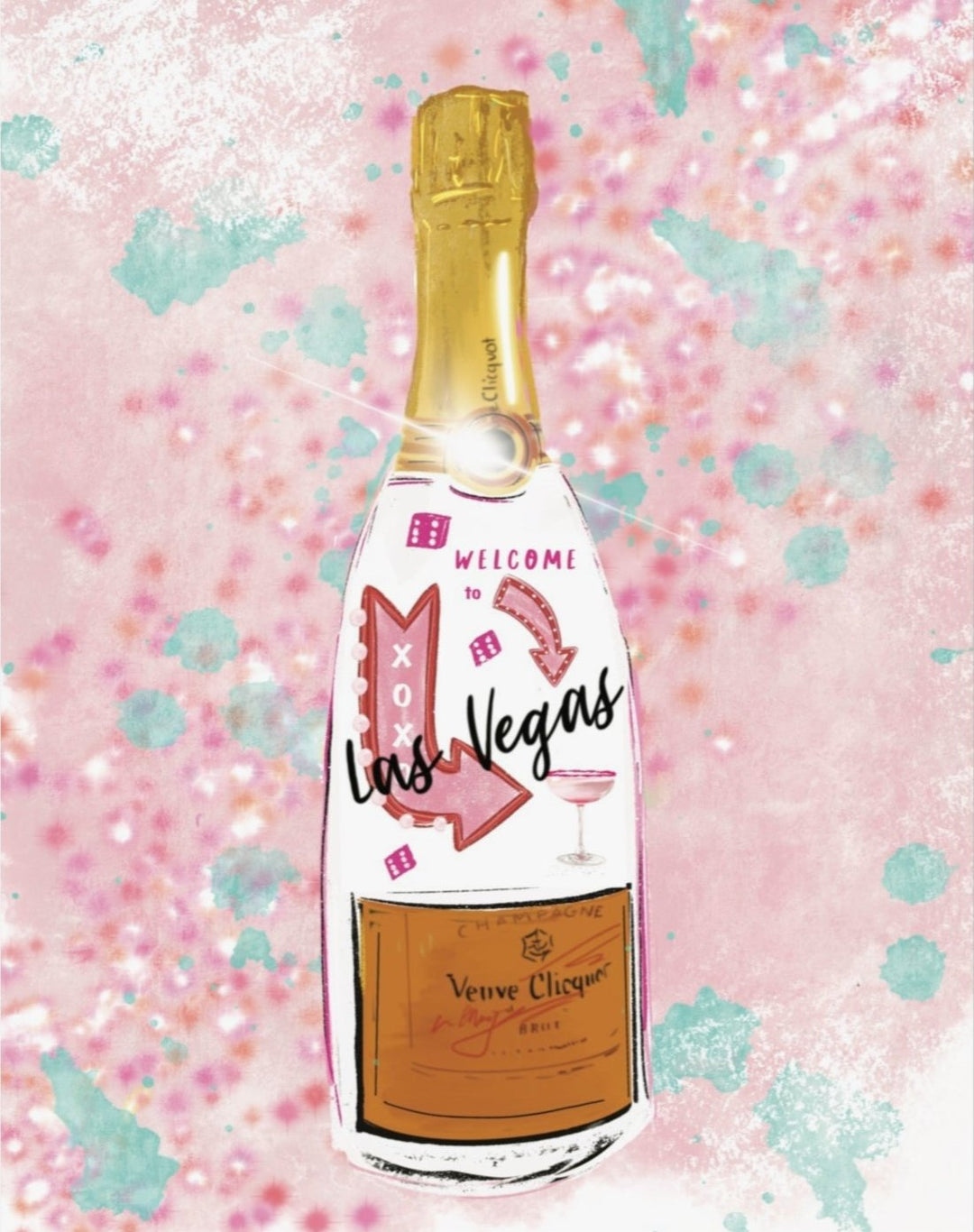 VEGAS VEUVE - Note Card