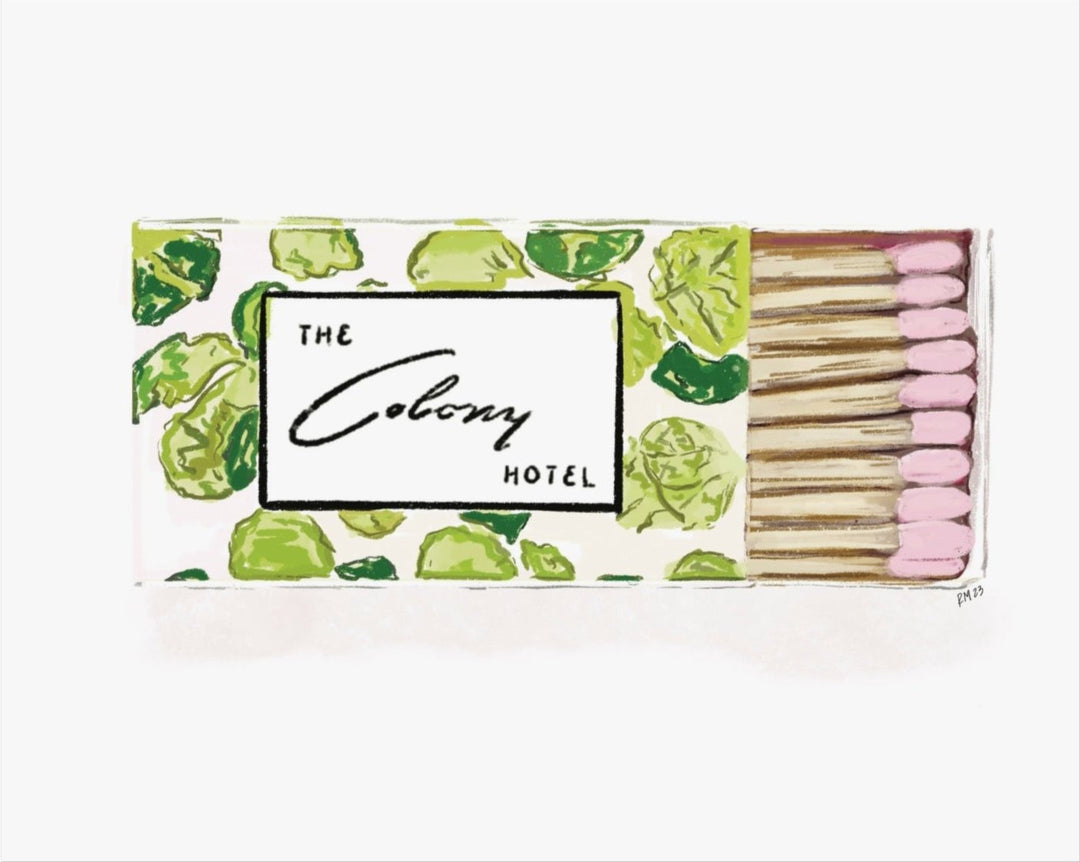 THE COLONY MATCHES - Note Card