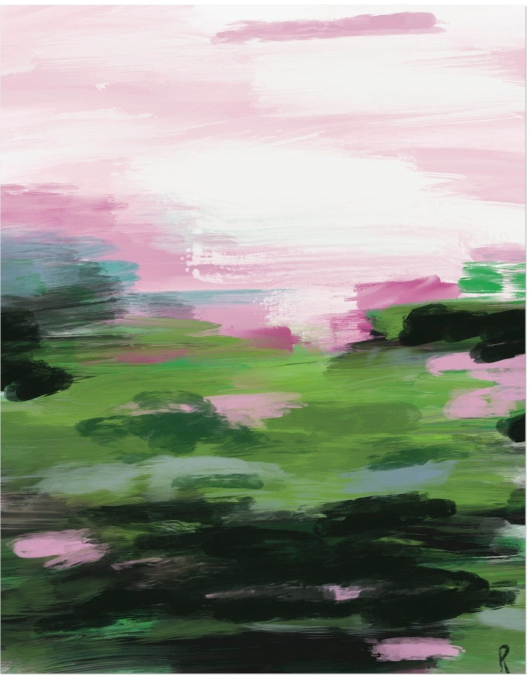 MARSH VIEW - Note Card