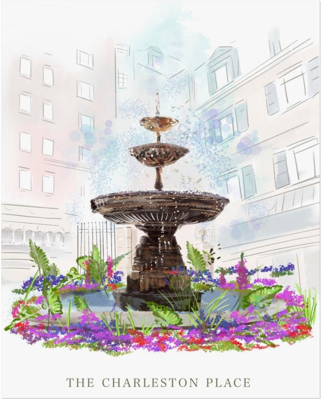 THE CHARLESTON PLACE - Note Card