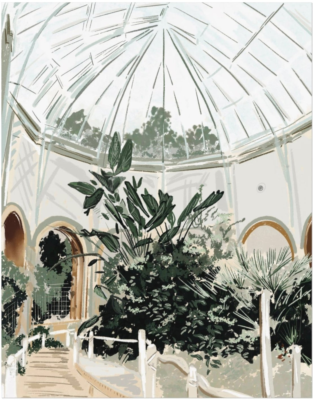 GARDEN WALK - Note Card