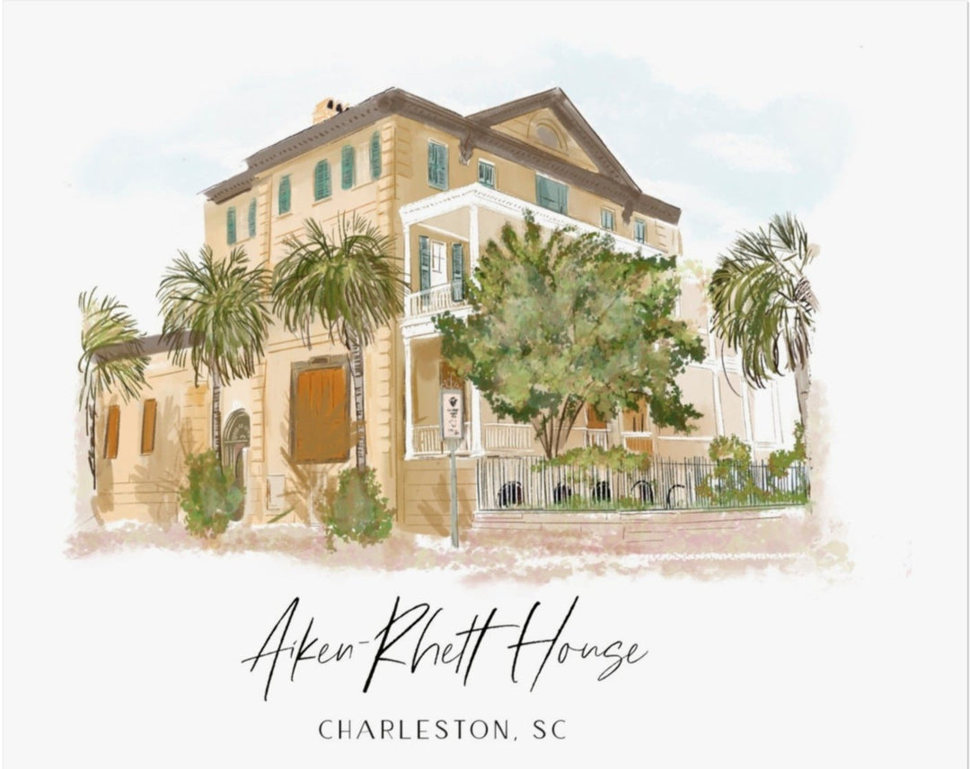 AIKEN RHETT HOUSE - Note Card