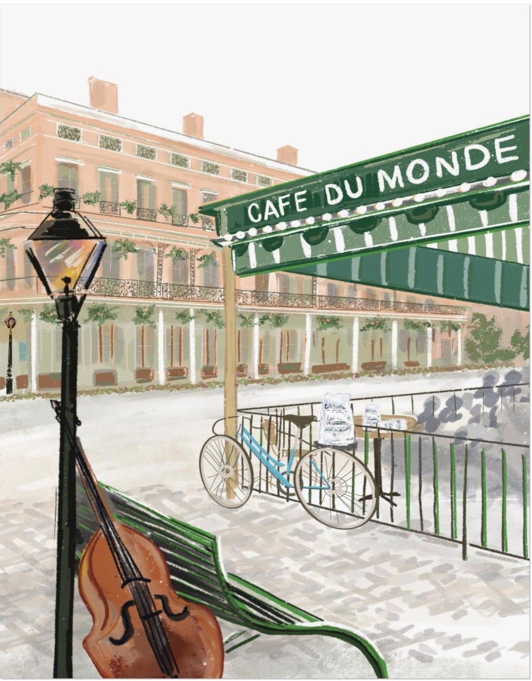 CAFÉ DU MONDE - Note Card