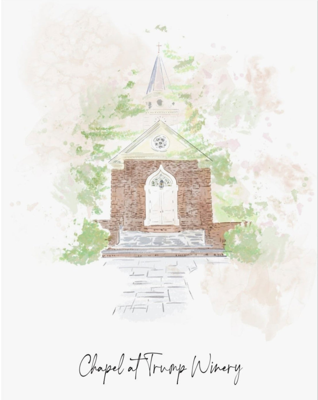 CHAPEL AT TRUMP WINERY - Note Card