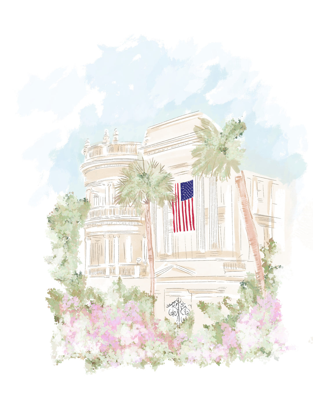 HOME FOR THE SUMMER - Note Card