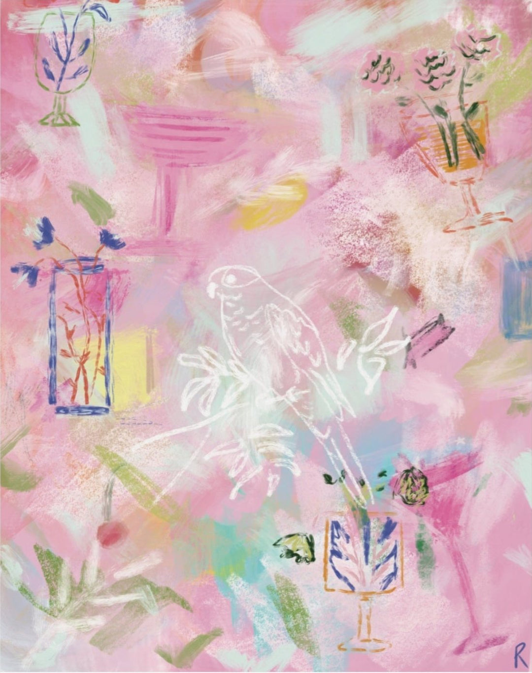 PINK PARTY - Note Card