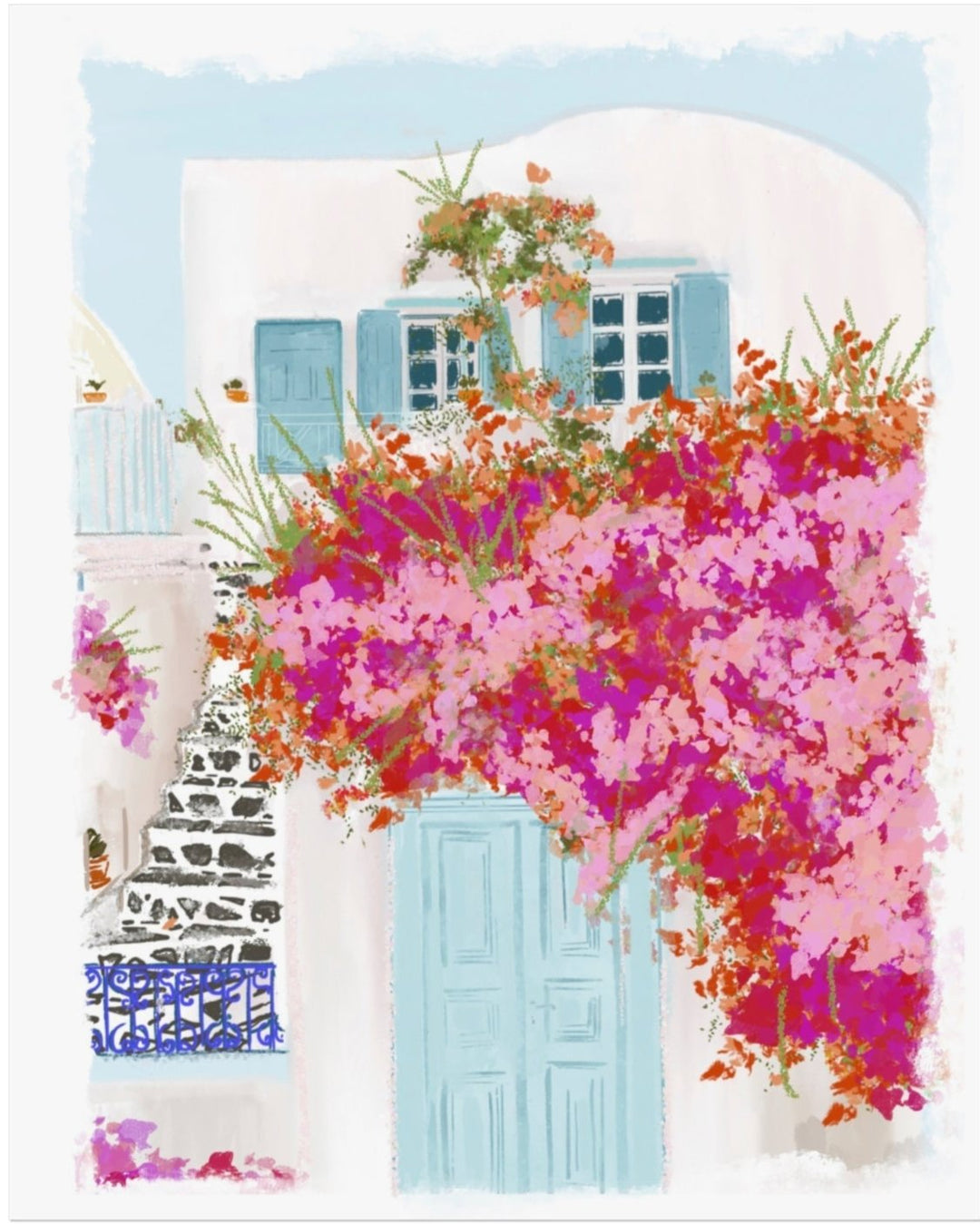MYKONOS - Note Card