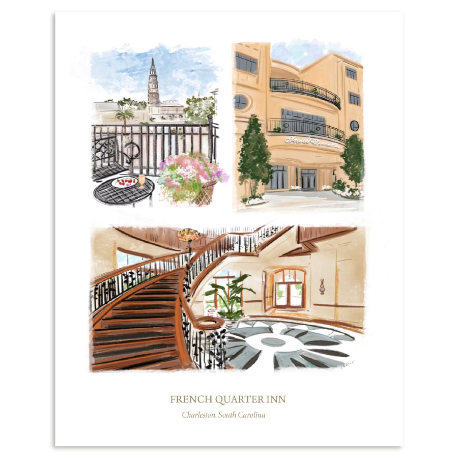 THE FRENCH QUARTER - Note Card