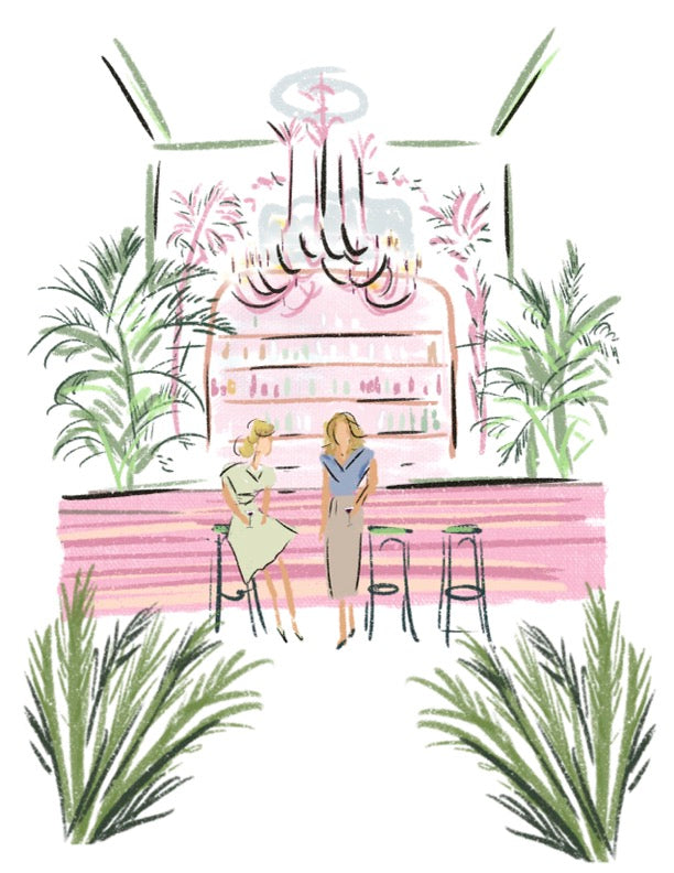 HOTEL BAR - Note Card