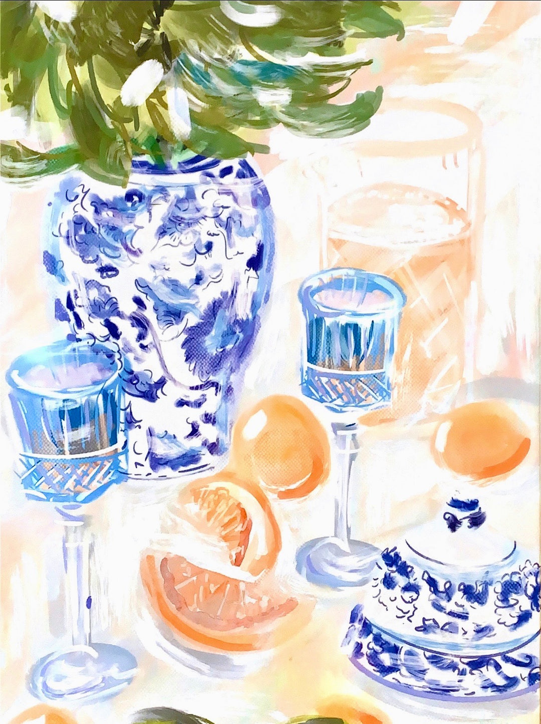 Chinoisorie & Citrus - Note Card