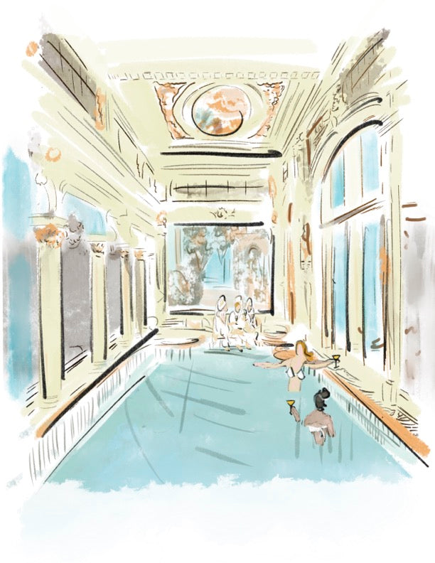 ITALIAN SPA - Note Card