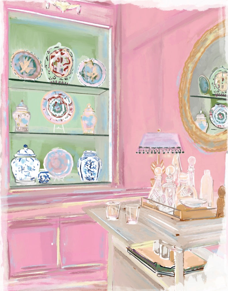 LOVES TO BE HOME - Art Print