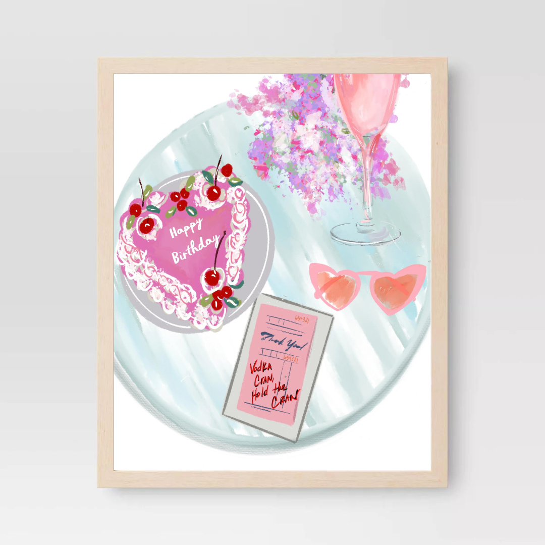 Hold the Cran Birthday - Art Print