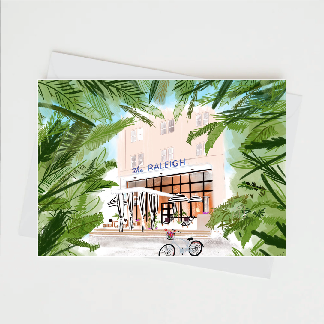 The Raleigh, Miami - Note Card