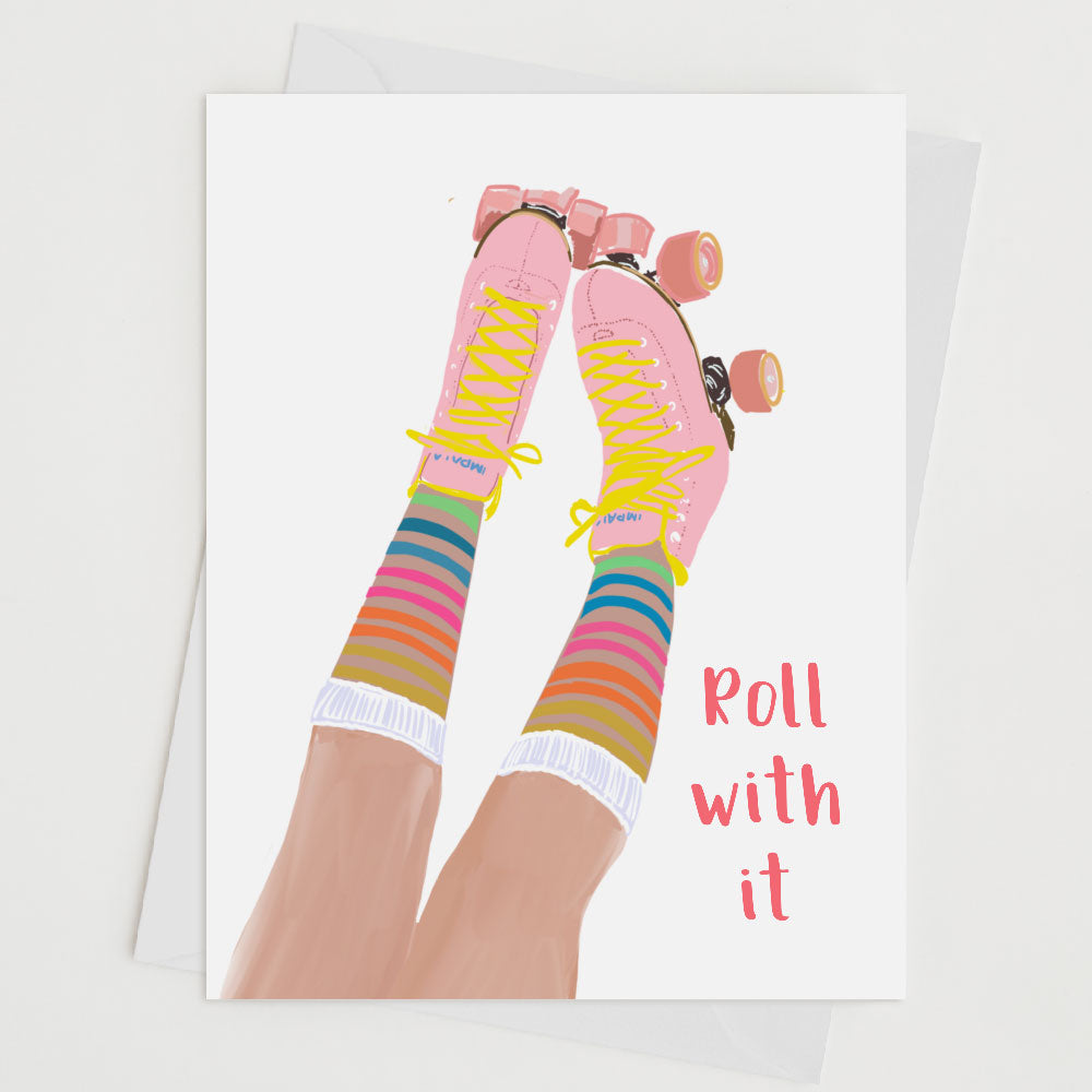 ROLL WITH IT - Note Card