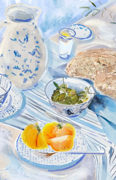 BRINED & BLUE - Note Card