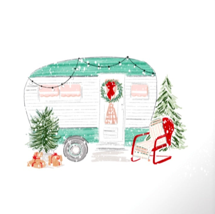 HOLIDAY CAMPER - Note Card
