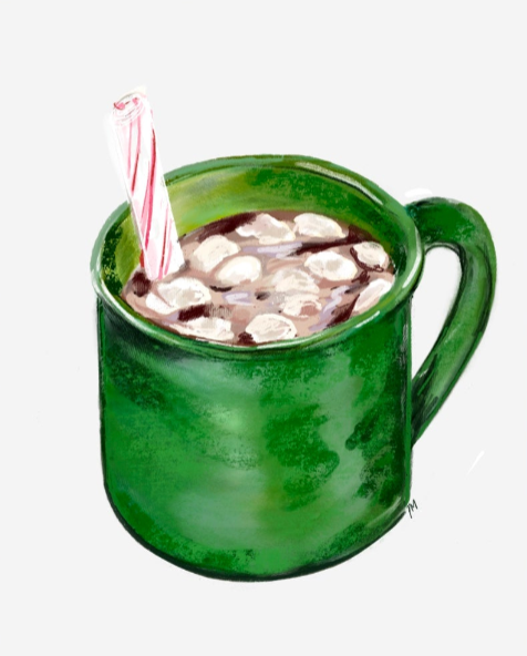HOT COCOA - Note Card
