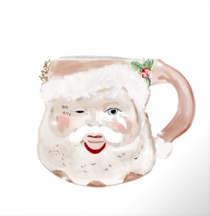 SANTA MUG -Note Card