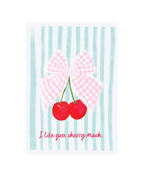 CHERRY MUCH -Note Card
