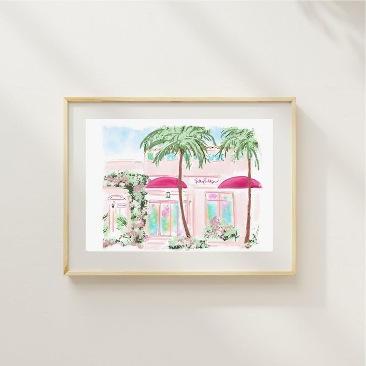 LILLY PULITZER PALM BEACH - Art Print