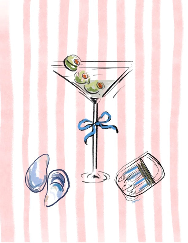 MARTINI & THINGS - Note Card
