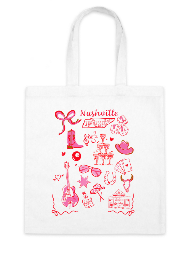NASHVILLE, TN - Tote Bag
