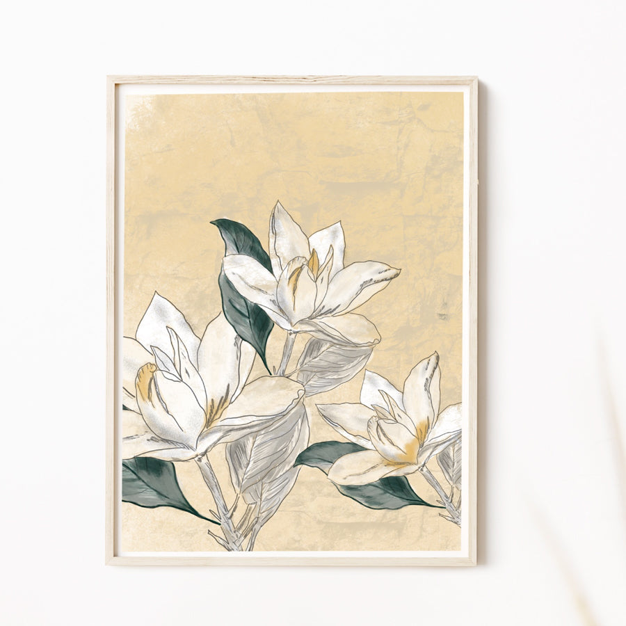 MAGNOLIA MORNING - Art Print
