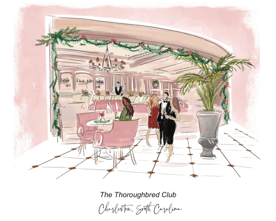 THE THOROUGHBRED CLUB - Note Card