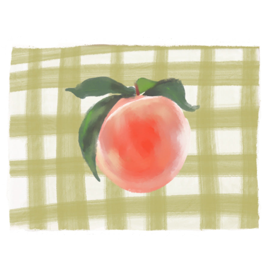 SUMMER PEACH - Note Card