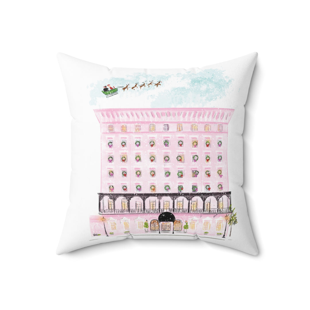 Mills House At Christmas-Pillow