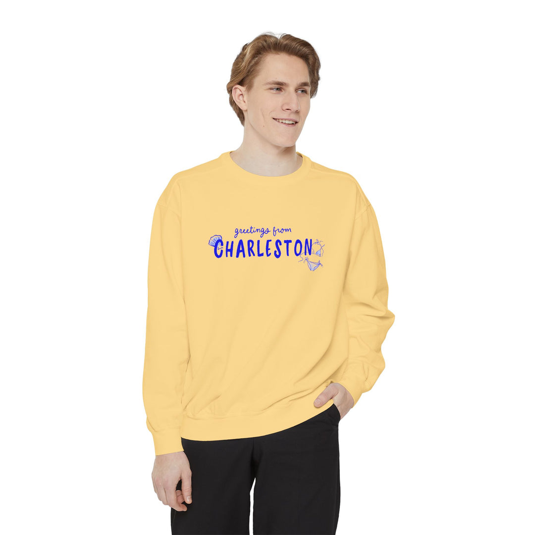 GREETING FROM CHARLESTON-Crewneck