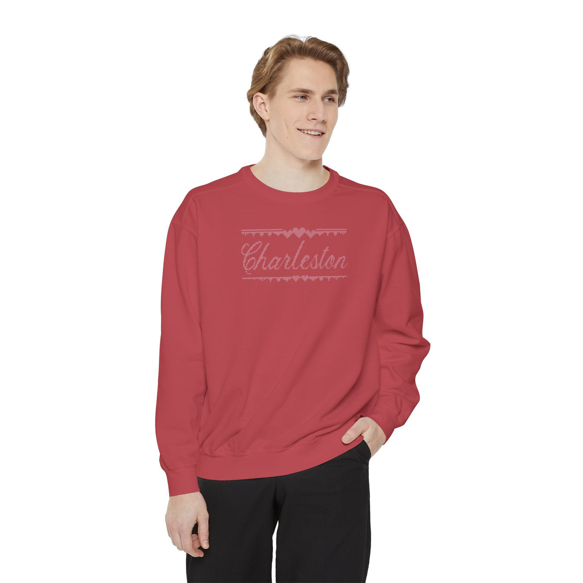 CHS CROSS STITCH-Crewneck