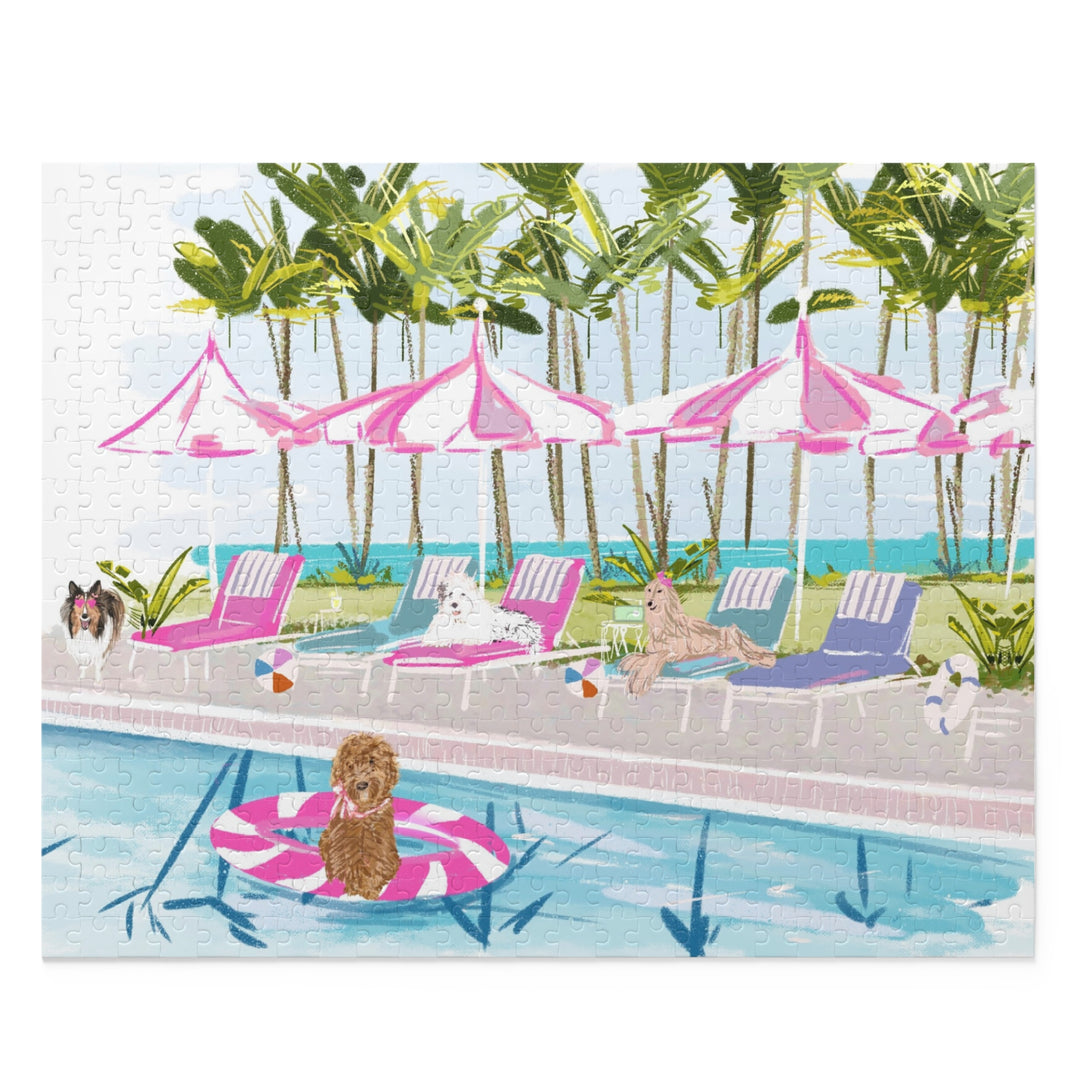 POOL PAWTY - Puzzle (120, 252, 500-Piece)