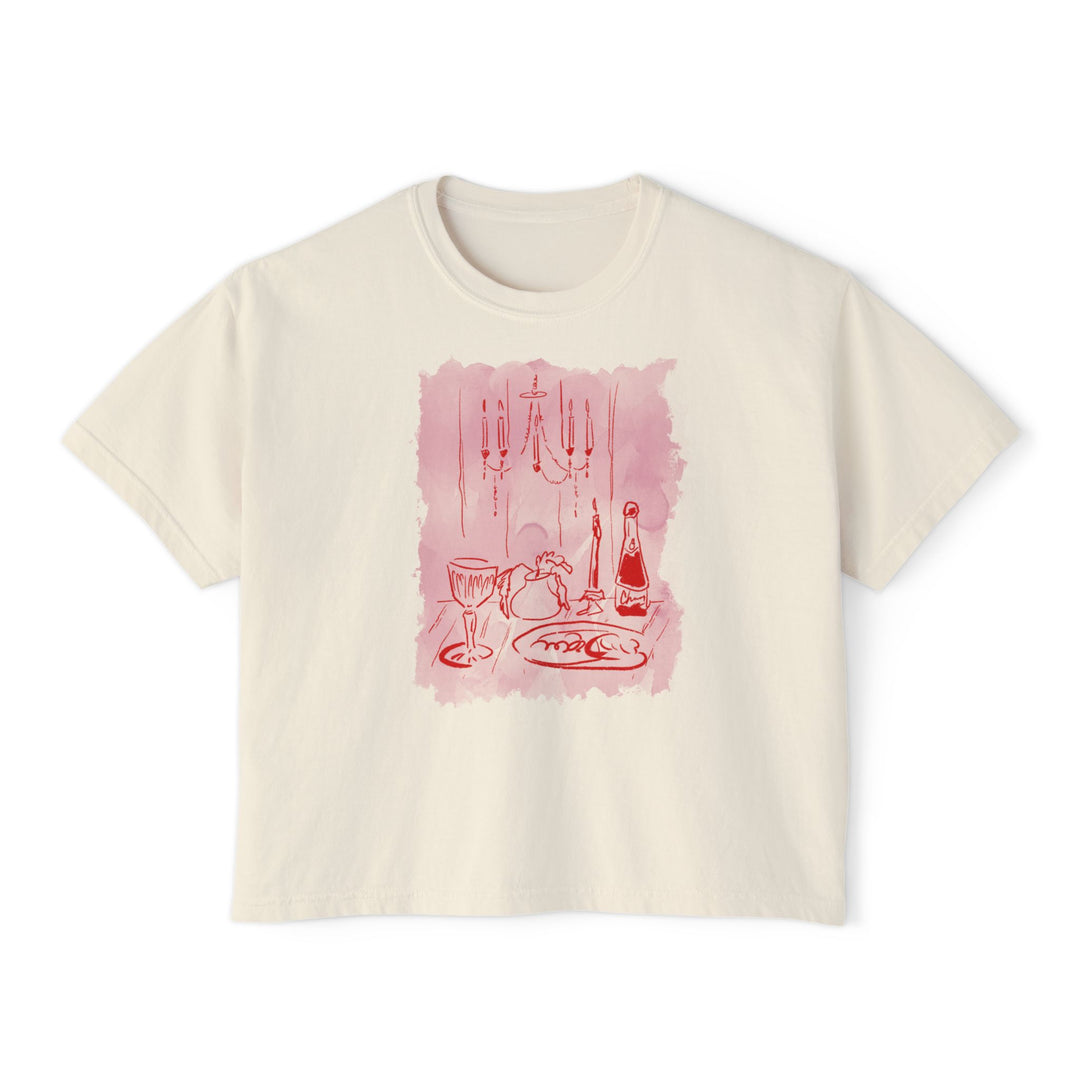 WINE TABLE-Boxy Tee