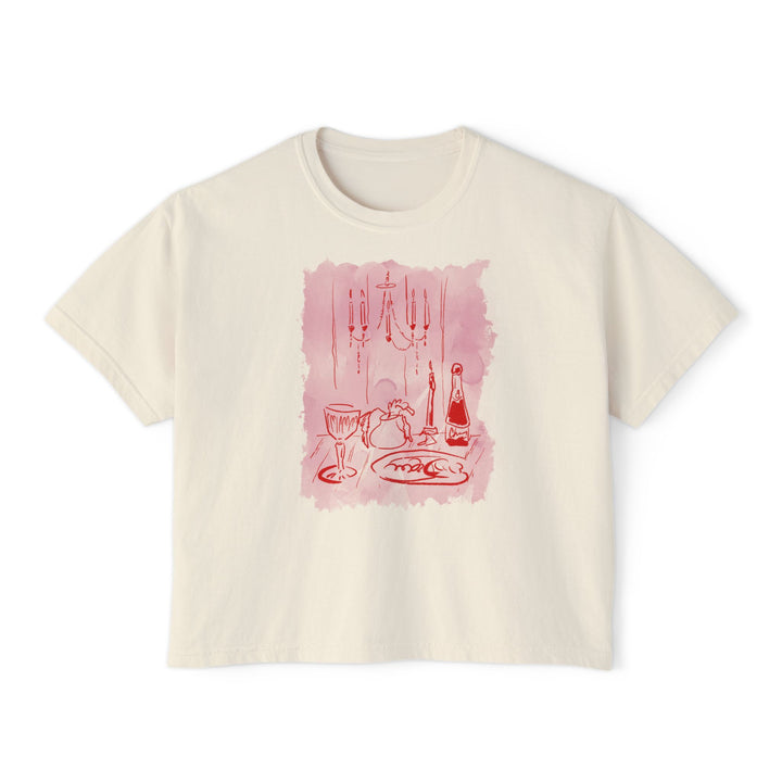 WINE TABLE-Boxy Tee
