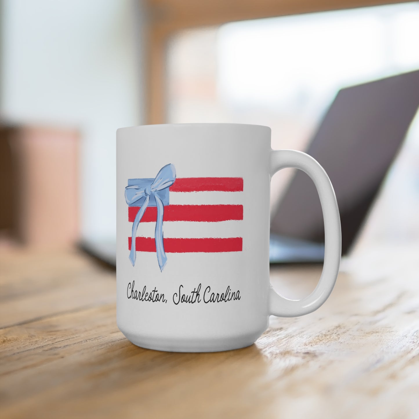CHARLESTON FLAG BOW-Mug