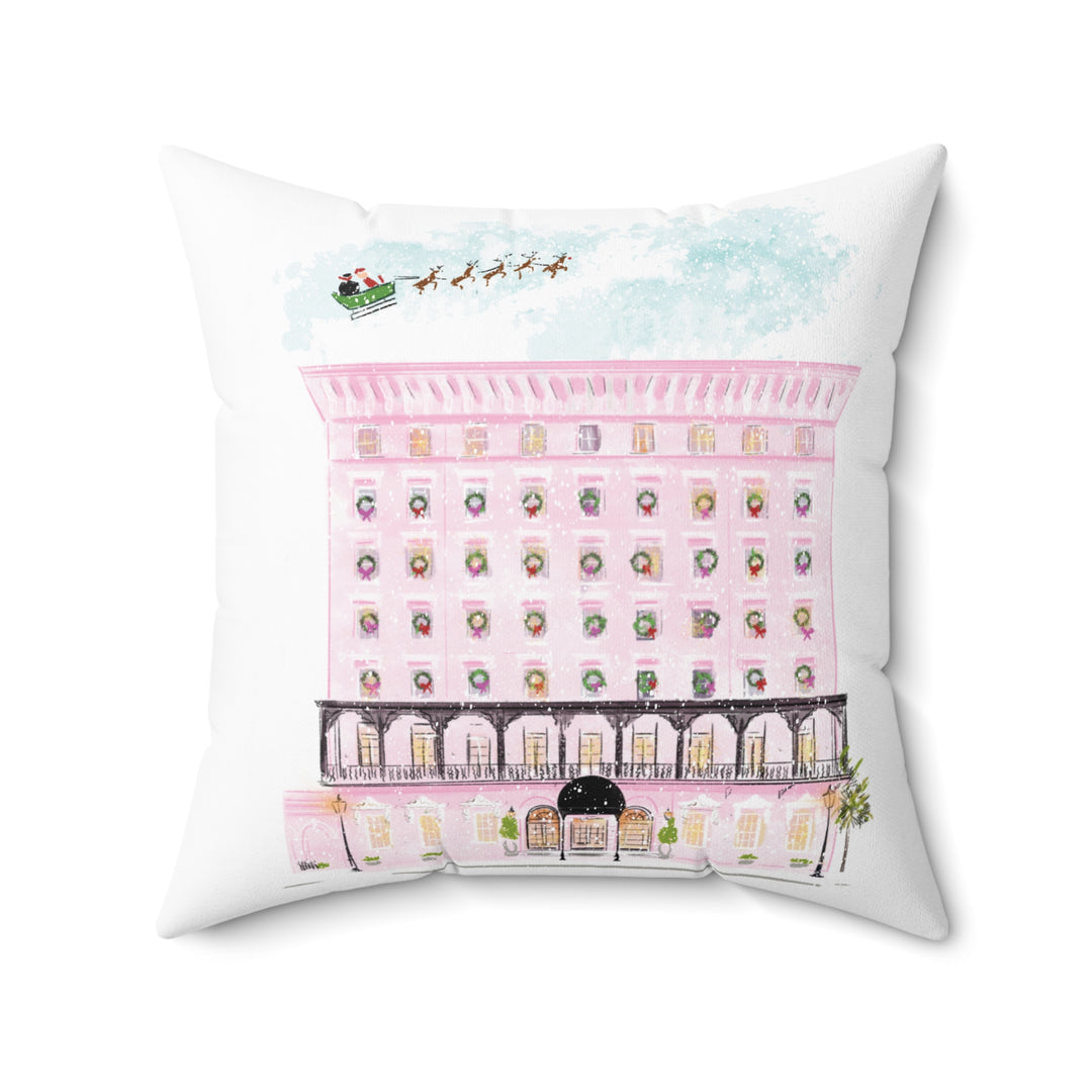 Mills House At Christmas-Pillow