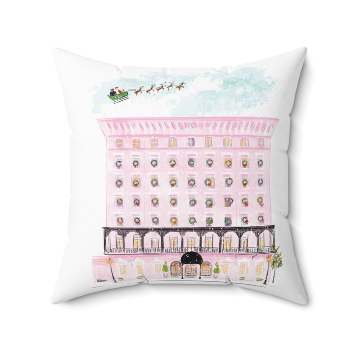 Mills House At Christmas-Pillow