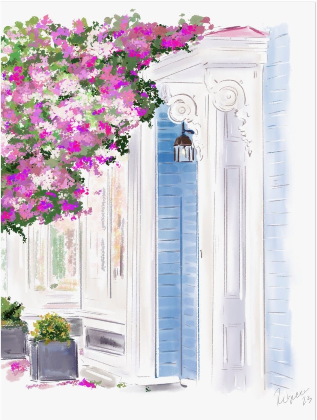 FESTIVAL OF HOUSES & GARDENS  - Art Print
