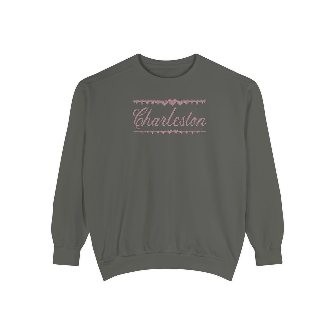 CHS CROSS STITCH-Crewneck