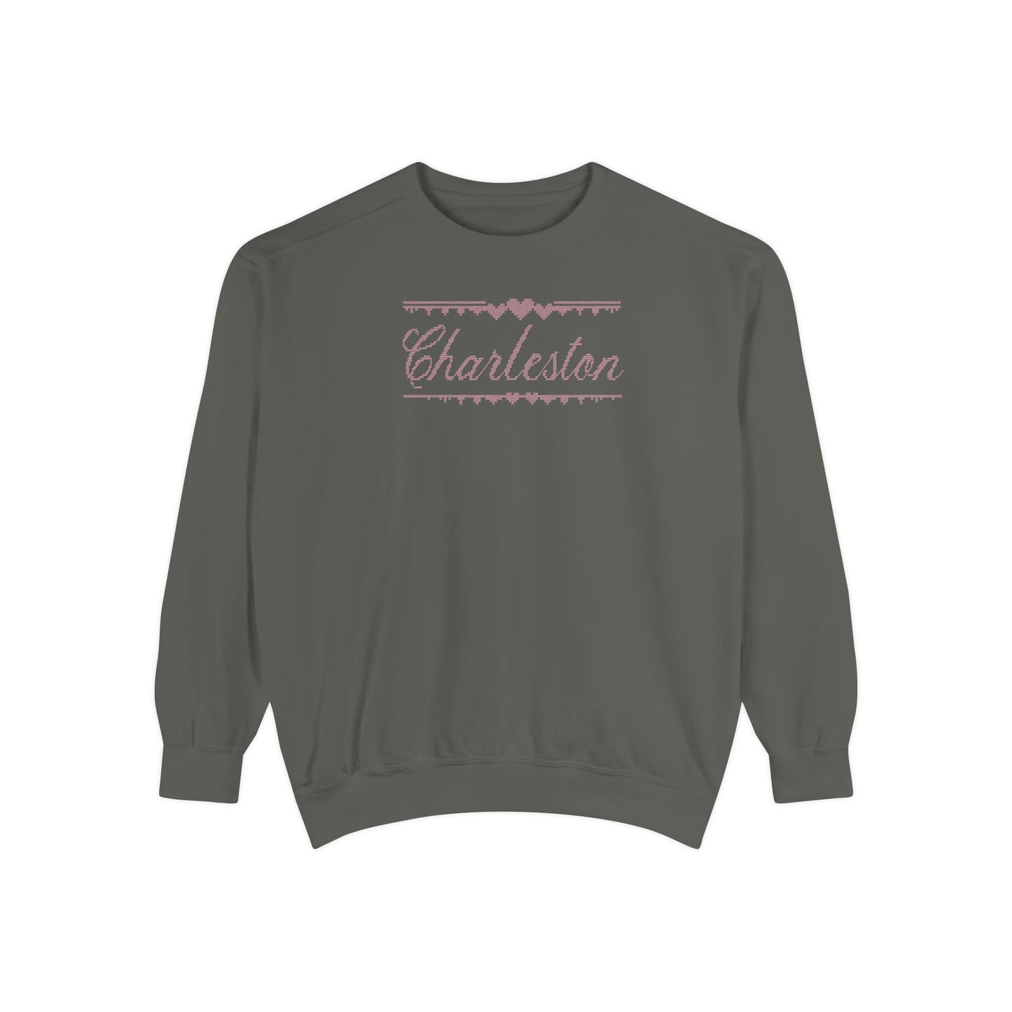 CHS CROSS STITCH-Crewneck