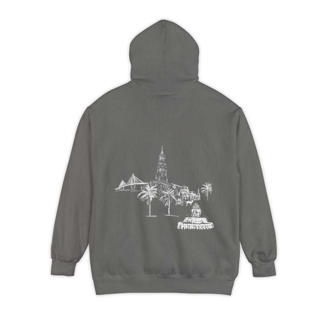CHARLESTON SKYLINE - COMFORT COLORS HOODIE