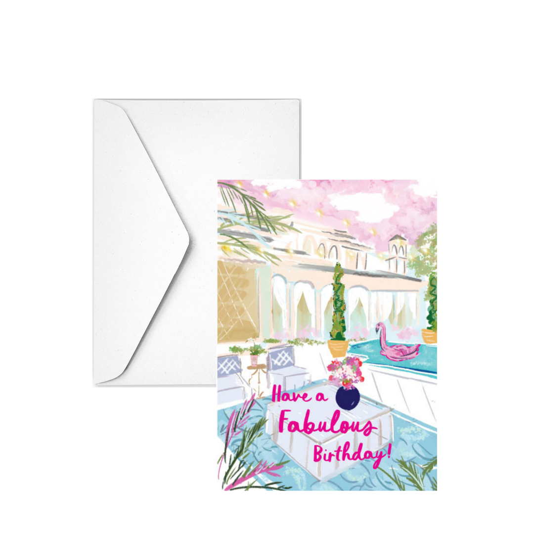 FABULOUS BIRTHDAY - Note Card