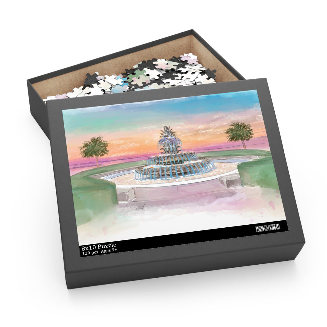 PINEAPPLE FOUNTAIN - Puzzle (120, 252, 500-Piece)