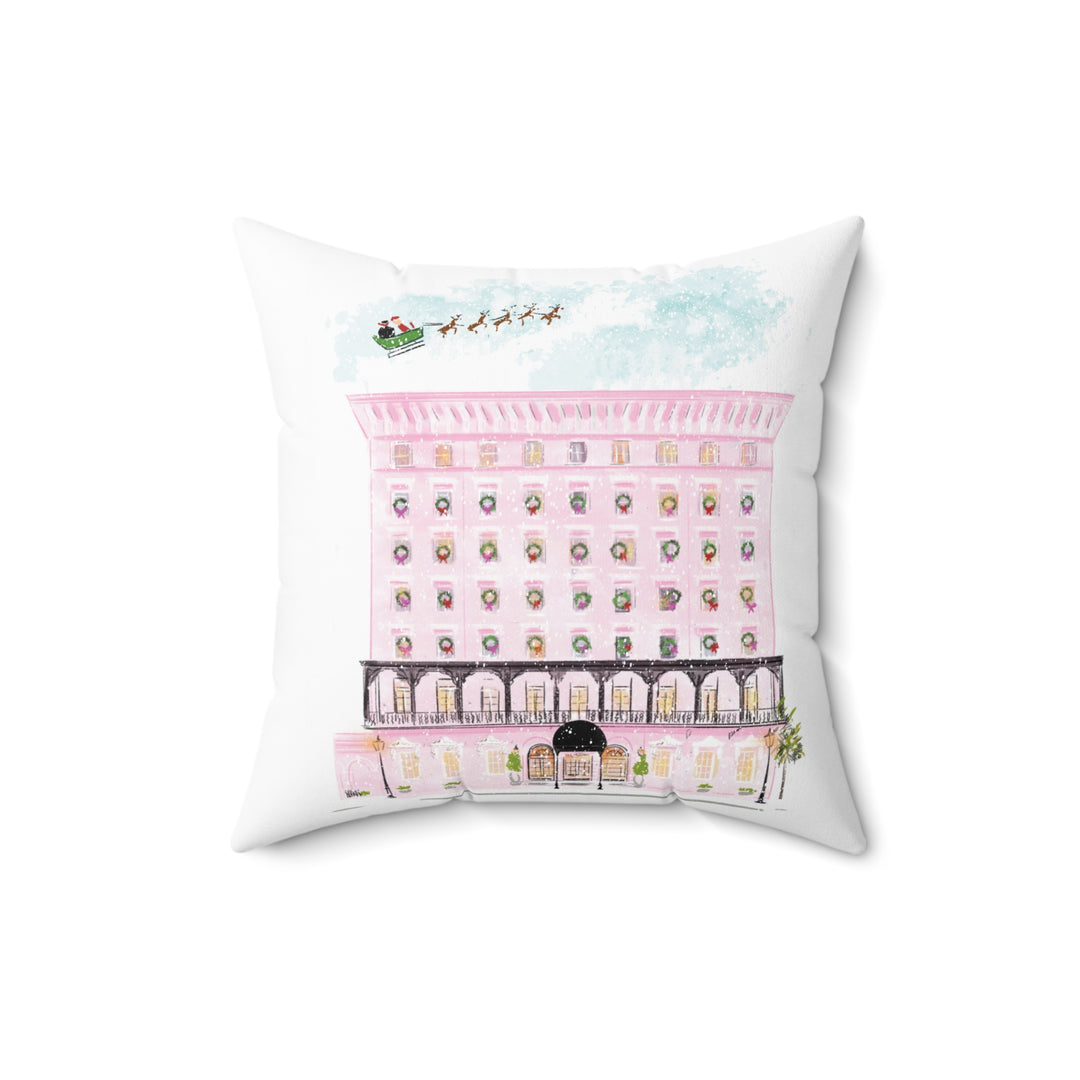 Mills House At Christmas-Pillow