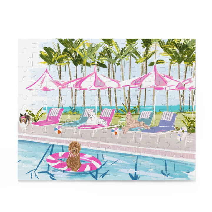 POOL PAWTY - Puzzle (120, 252, 500-Piece)