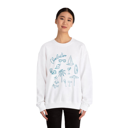 CHARLESTON IN BLUE - Crewneck